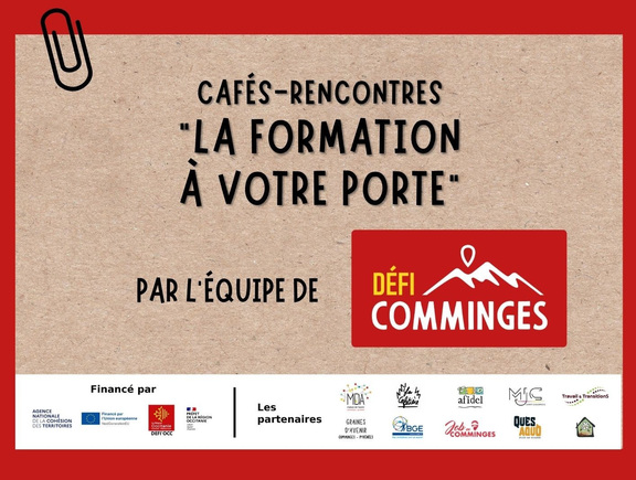 Café-rencontre Défi’Comminges, la Formation à votre porte.